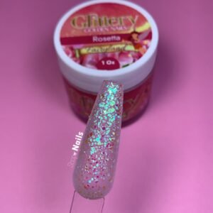 Acrílico Glitter Golden Nails