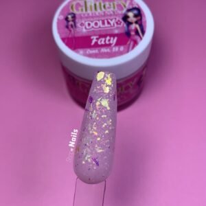 Acrílico Flake Golden Nails