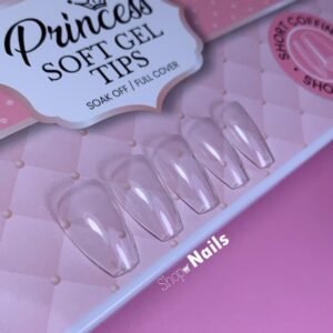 Tip Press On Coffin Corto