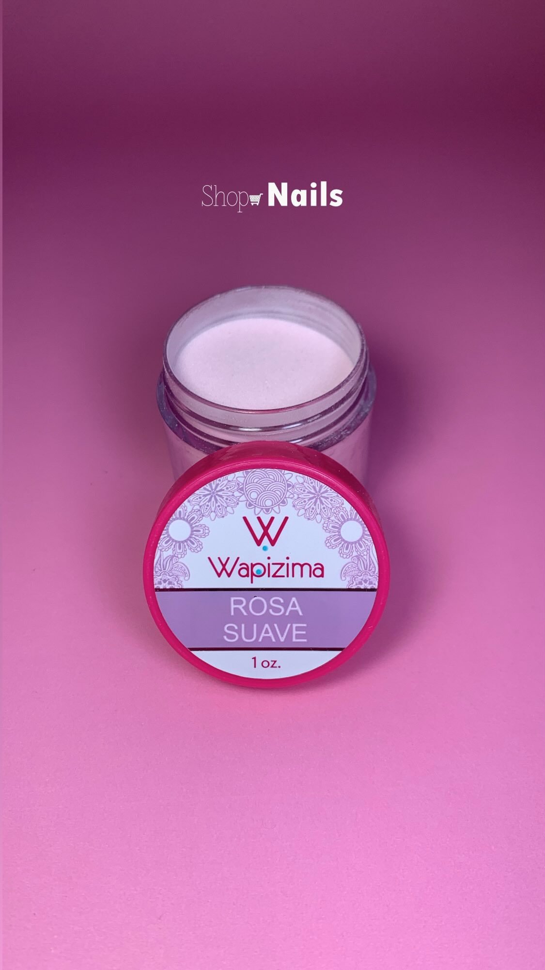 Acrílico Wapizima Rosa Suave