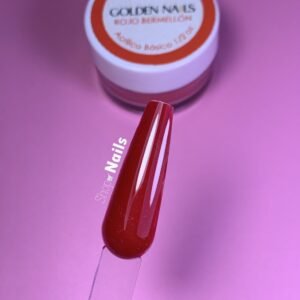 Acrílico Golden Nails Rojo Bermellón